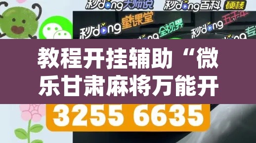 教程开挂辅助“微乐甘肃麻将万能开挂器通用版	”(透视挂)辅助透视教程