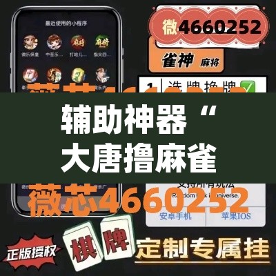 辅助神器“大唐撸麻雀到底可以开挂吗”(透视挂)辅助透视教程