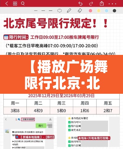 【播放广场舞限行北京·北京跳广场舞】