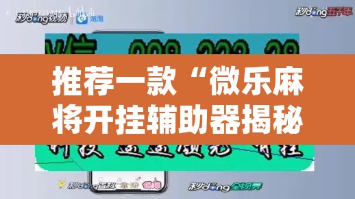 推荐一款“微乐麻将开挂辅助器揭秘”(透视挂)辅助透视教程