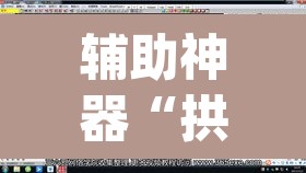 辅助神器“拱趴游戏辕助软件”(透视挂)辅助透视教程