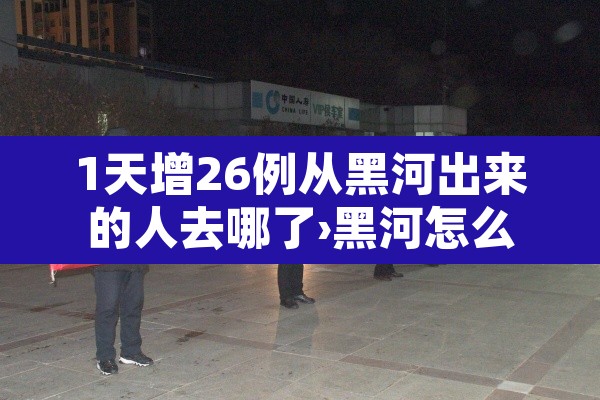 1天增26例从黑河出来的人去哪了›黑河怎么出城