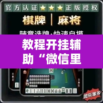 教程开挂辅助“微信里微乐麻将有诀窍”(透视挂)辅助透视教程