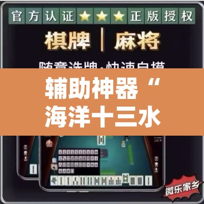 辅助神器“海洋十三水开挂辅助”(透视挂)辅助透视教程