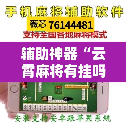 辅助神器“云霄麻将有挂吗可以开挂吗”(透视挂)辅助透视教程