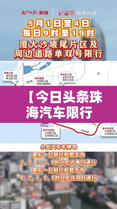 【今日头条珠海汽车限行·珠海汽车限行区域图】