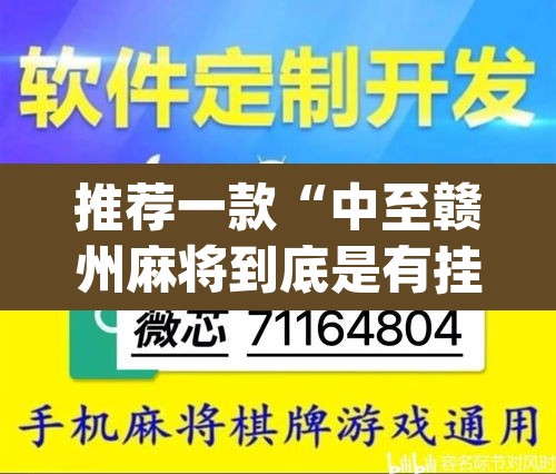 推荐一款“中至赣州麻将到底是有挂吗	”(透视挂)辅助透视教程