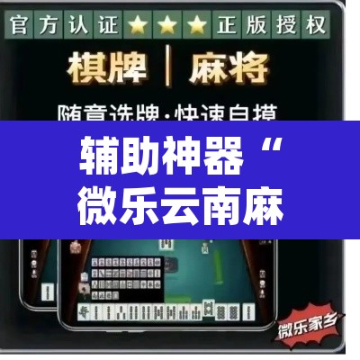 辅助神器“微乐云南麻将小程序开挂”(透视挂)辅助透视教程