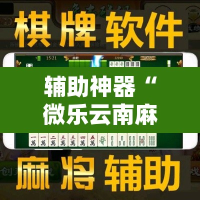 辅助神器“微乐云南麻将小程序开挂	”(透视挂)辅助透视教程