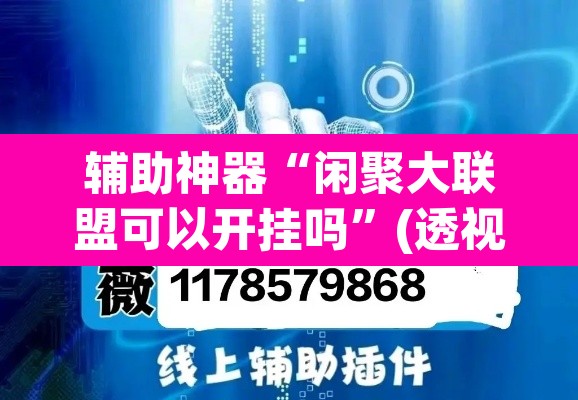 辅助神器“闲聚大联盟可以开挂吗”(透视挂)辅助透视教程