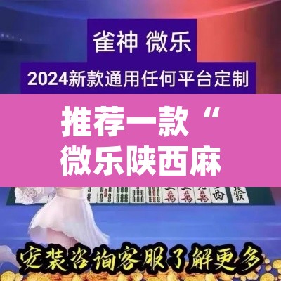 推荐一款“微乐陕西麻将开挂教程”(透视挂)辅助透视教程