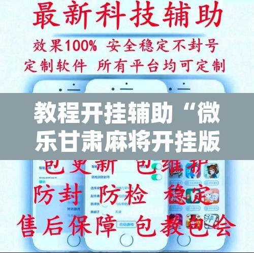 教程开挂辅助“微乐甘肃麻将开挂版本”(透视挂)辅助透视教程