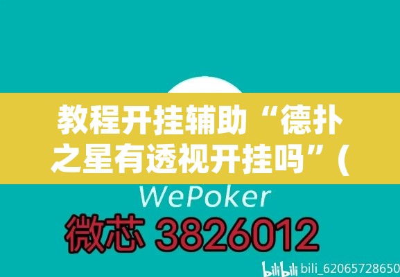 教程开挂辅助“德扑之星有透视开挂吗”(透视挂)辅助透视教程