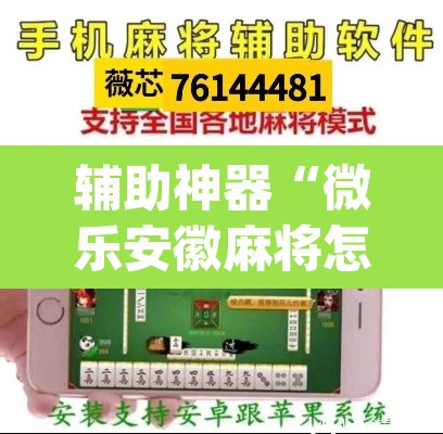 辅助神器“微乐安徽麻将怎么提高胜率”(透视挂)辅助透视教程