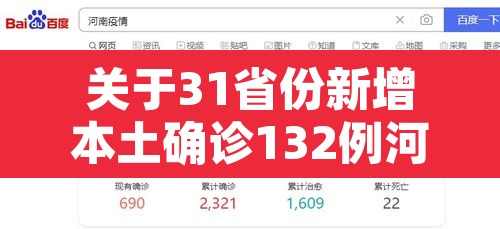 关于31省份新增本土确诊132例河南64例的信息