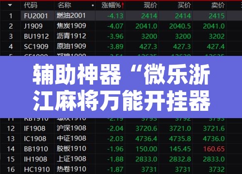 辅助神器“微乐浙江麻将万能开挂器免费	”开挂辅助脚本+详细开挂安装教程
