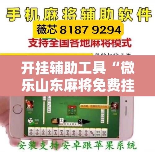 开挂辅助工具“微乐山东麻将免费挂”(透视)其实确实有挂
