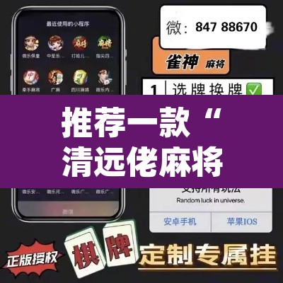 推荐一款“清远佬麻将有挂吗”(透视挂)辅助透视教程