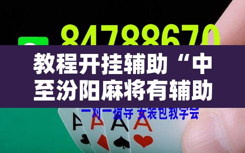 教程开挂辅助“中至汾阳麻将有辅助开挂吗”开挂辅助脚本+详细开挂安装教程