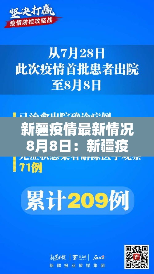新疆疫情最新情况8月8日：新疆疫情最新情况8月8日怎么样