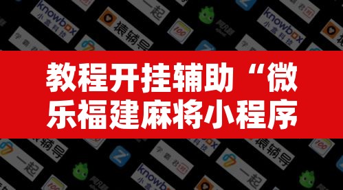 教程开挂辅助“微乐福建麻将小程序挂”开挂辅助脚本+详细开挂安装教程