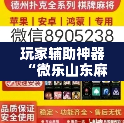玩家辅助神器“微乐山东麻将有没有挂”附辅助神器开挂脚本详细步骤