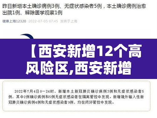 【西安新增12个高风险区,西安新增12个高风险区是哪里】