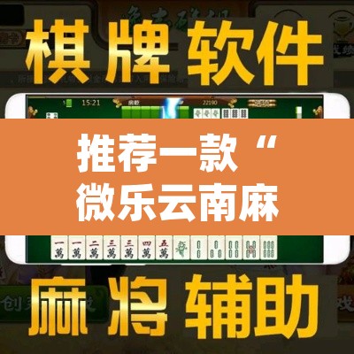 推荐一款“微乐云南麻将小程序开挂免费软件”(透视挂)辅助透视教程