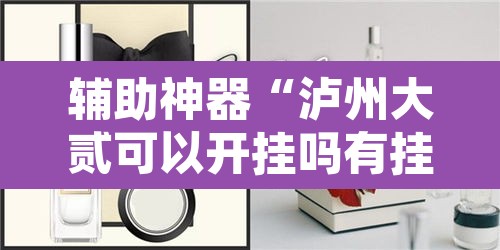 辅助神器“泸州大贰可以开挂吗有挂的”其实确实有挂
