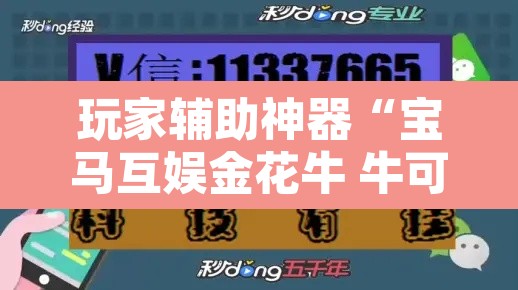 玩家辅助神器“宝马互娱金花牛 牛可以装挂吗”附辅助神器开挂脚本详细步骤