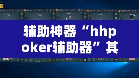 辅助神器“hhpoker辅助器	”其实确实有挂