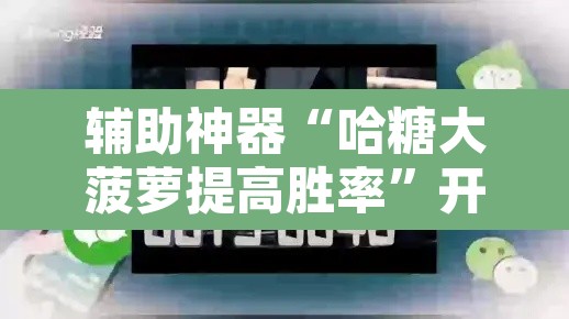 辅助神器“哈糖大菠萝提高胜率	”开挂辅助脚本+详细开挂安装教程