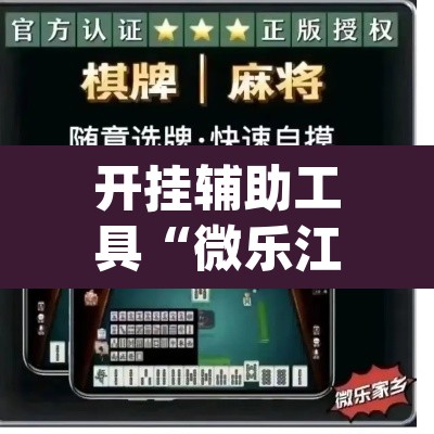 开挂辅助工具“微乐江苏麻将有挂吗”(透视挂)辅助透视教程
