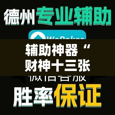 辅助神器“财神十三张开挂透视软件”其实确实有挂