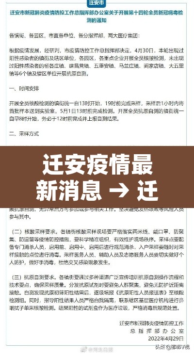 迁安疫情最新消息 → 迁安有确诊疫情最新消息