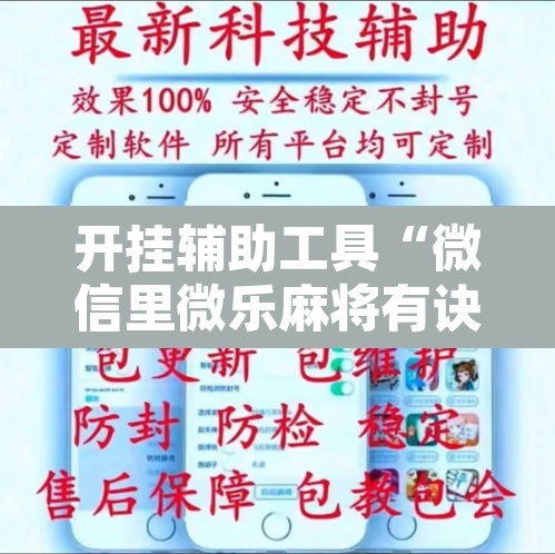 开挂辅助工具“微信里微乐麻将有诀窍”开挂辅助脚本+详细开挂安装教程
