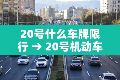 20号什么车牌限行 → 20号机动车限号