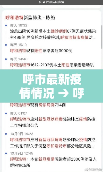 呼市最新疫情情况 → 呼市最新疫情情况最新消息