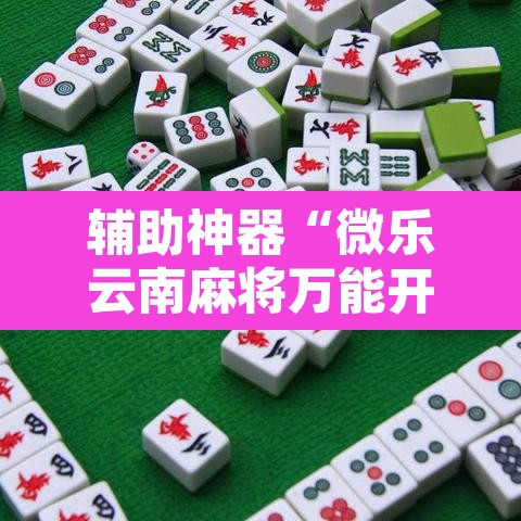 辅助神器“微乐云南麻将万能开挂器”其实确实有挂