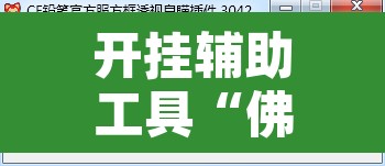 开挂辅助工具“佛手在线作弊透视软件”其实确实有挂
