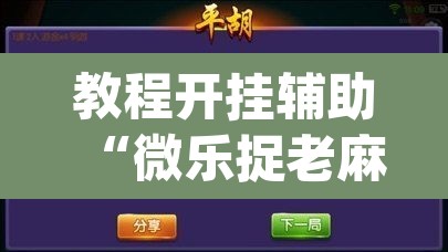 教程开挂辅助“微乐捉老麻子外卦神器下载安装	”(透视挂)辅助透视教程