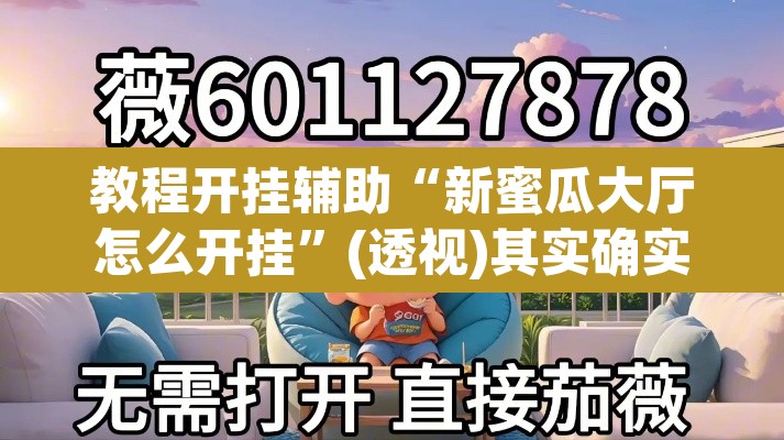 教程开挂辅助“新蜜瓜大厅怎么开挂”(透视)其实确实有挂