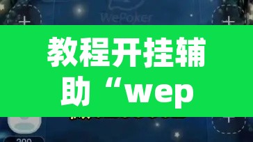 教程开挂辅助“wepoker透视挂被骗经历”开挂辅助脚本+详细开挂安装教程