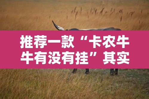 推荐一款“卡农牛牛有没有挂	”其实确实有挂