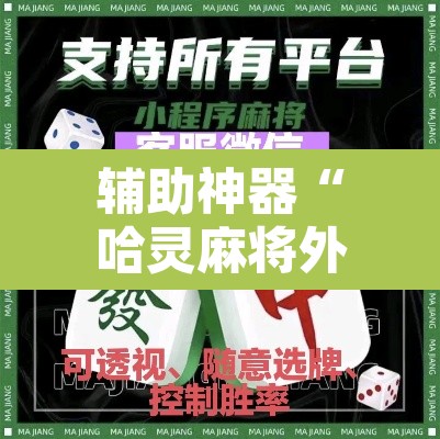 辅助神器“哈灵麻将外挂神器免费版”开挂辅助脚本+详细开挂安装教程