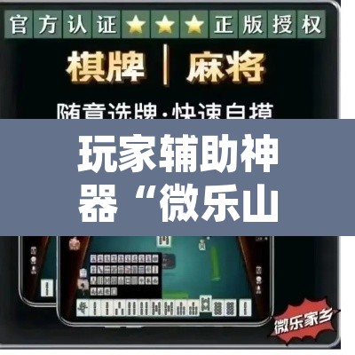 玩家辅助神器“微乐山东麻将开挂免费下载安装”(透视挂)辅助透视教程