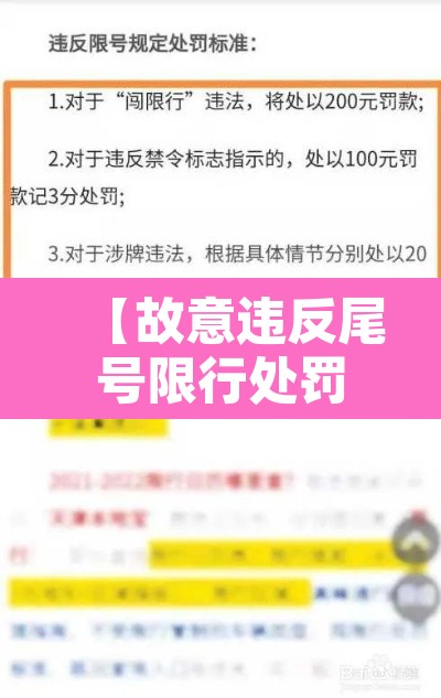 【故意违反尾号限行处罚,违反机动车尾号限行怎么处罚】 【故意违反尾号限行处罚,违反机动车尾号限行怎么处罚】