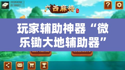 玩家辅助神器“微乐锄大地辅助器”(透视挂)辅助透视教程