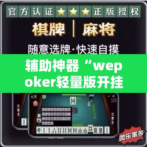 辅助神器“wepoker轻量版开挂透视方法”(透视挂)辅助透视教程