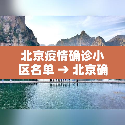 北京疫情确诊小区名单 → 北京确诊小区分布地图